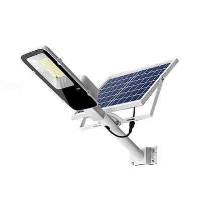 Réverbère Solaire Extérieur avec Télécommande, Détection Automatique, Étanche