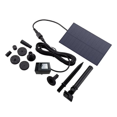 Kit Fontaine Solaire 5 W avec Capteur Orientable pour Bassin
