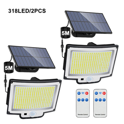 Projecteur Solaire avec Détecteur de Mouvement 348 LED