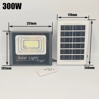 Projecteur Solaire Extérieur Réflecteur 500W
