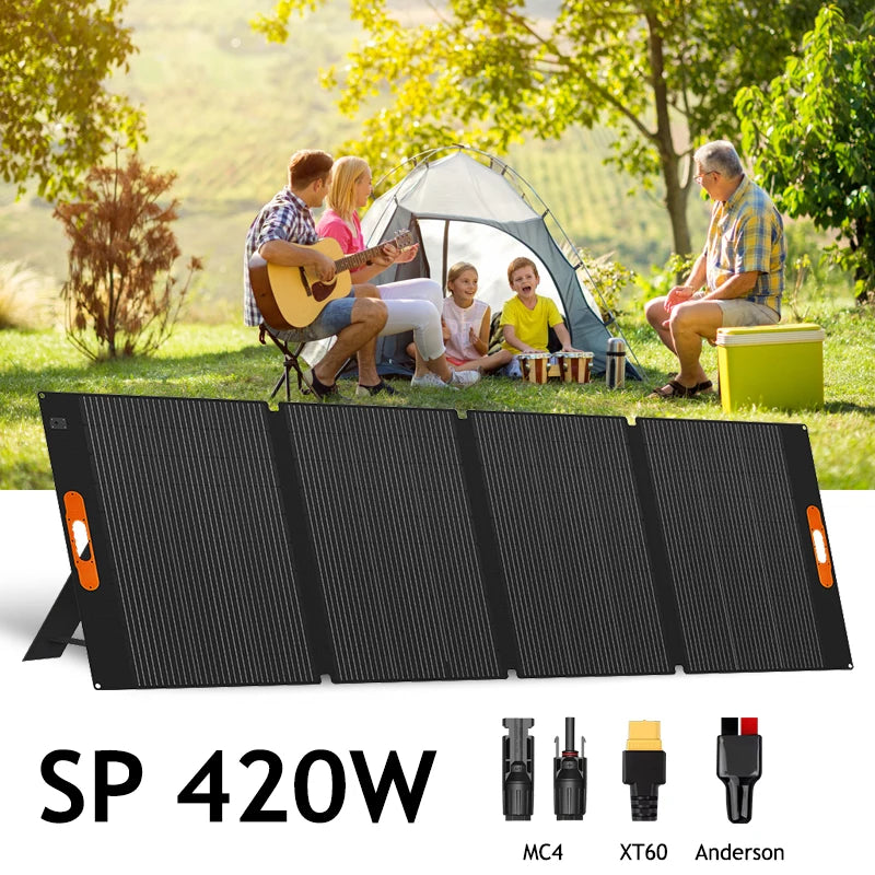 Panneau Solaire Pliable Portable 420W Étanche