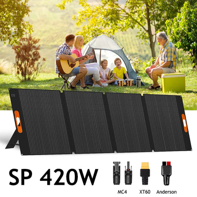 Panneau Solaire Pliable Portable 420W Étanche