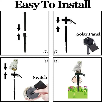 Lampe Solaire Décorative 62 LED Étanche pour Jardin