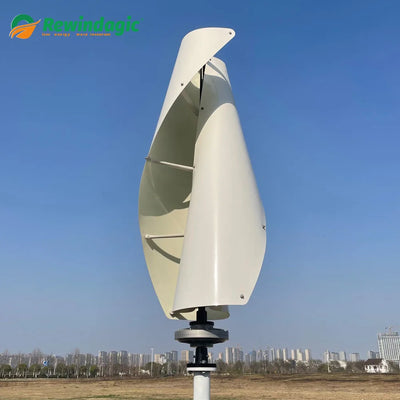Éolienne Verticale Sans Noyau 10 kW 20 kW Triphasé 24V à 220V