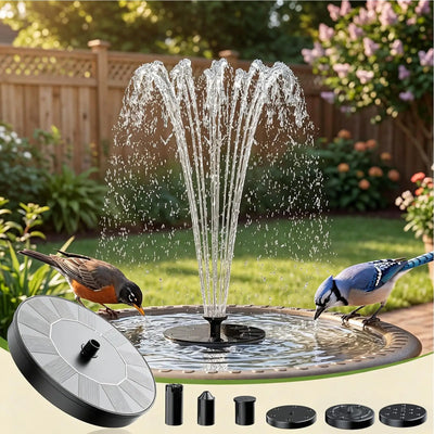 Fontaine Solaire Flottante 13 à 18 cm pour Cascade de Bassin