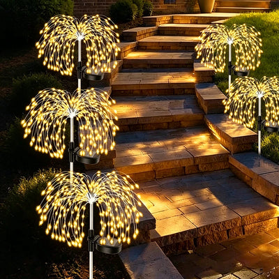 Guirlande Solaire Feux d'Artifice LED Noël et Halloween