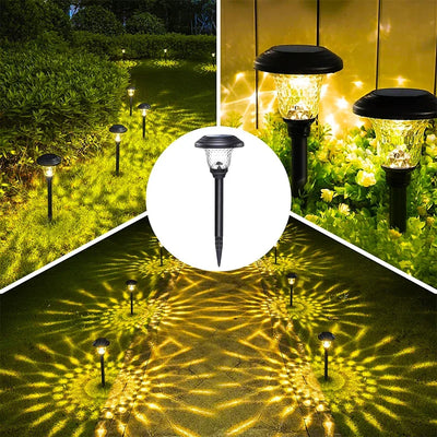 Piquets Solaires Jardin Lot Jusqu'à 12 Pièces Haute Luminosité