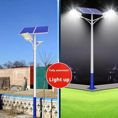 Lampadaire Solaire LED Puissant Étanche Parking Route