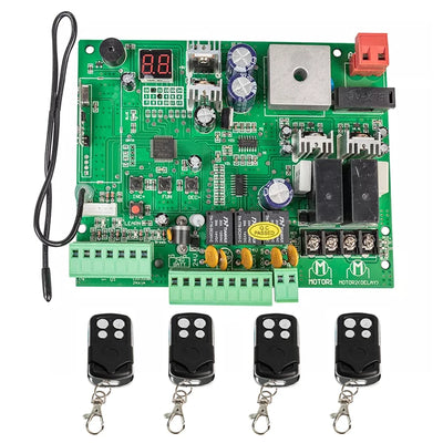 Carte de Commande Portail Battant Solaire 12V 24V