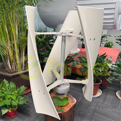 Éolienne Verticale 5 kW à 10 kW 12V 24V 48V MPPT Hybride