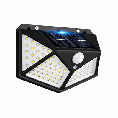 Applique Murale Solaire Extérieur 100 LED Compacte Détecteur de Mouvement