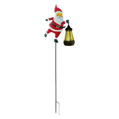 Arrosoir Solaire Père Noël LED Décoration de Jardin