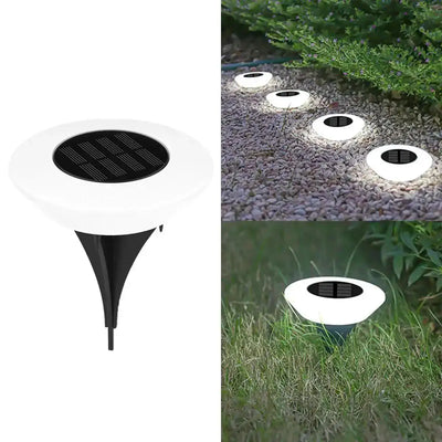 Lampe Solaire de Sol Extérieure LED Étanche Jardin Pelouse