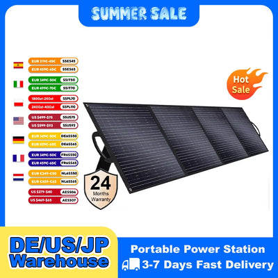 Panneau Solaire Pliable Portable 200W Rechargeable