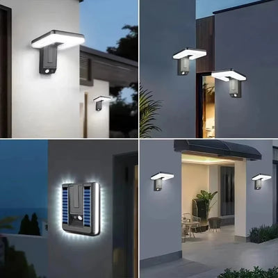 Applique Murale Solaire Extérieur Orientable 120° Détecteur de Mouvement