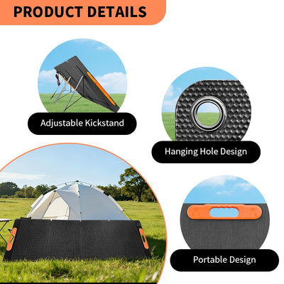 Panneau Solaire Pliable Portable 200W Camping