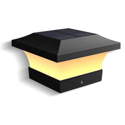 Lampe Solaire Pilier Portail LED Capuchon Poteau IP65
