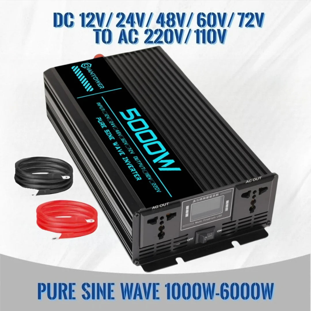 Convertisseur Solaire Onde Pure 1600W à 6000W
