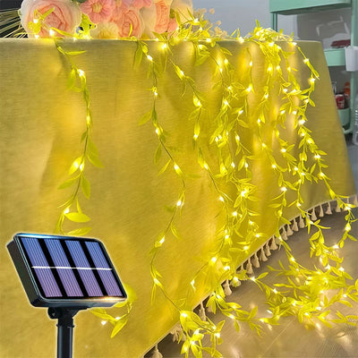 Guirlande Solaire Extérieur Lierre Artificiel 50 à 150 LED