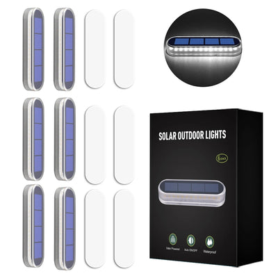 Lumière Solaire de Marche 30 LED Adhésive, Étanche – 2 à 6 Pièces