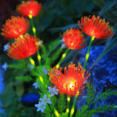 Lampe Solaire Fleur Lumineuse Décorative pour Jardin