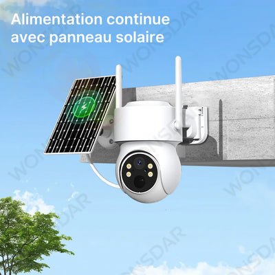 Kit 4 Caméras Solaires PIR Surveillance - vue 5