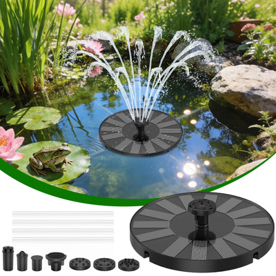 Fontaine Solaire de Jardin 6 Buses pour Bassin