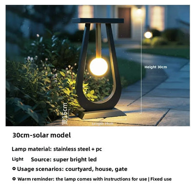 Lampe Solaire de Jardin Haut de Gamme pour Pelouse