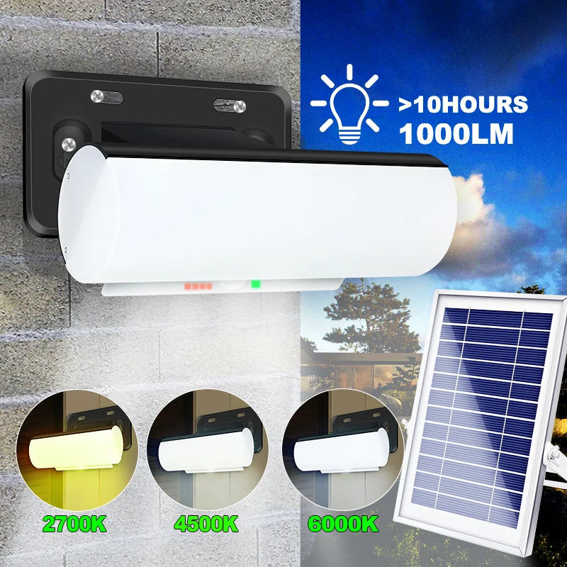 Lampe solaire LED dimmable avec télécommande IP65