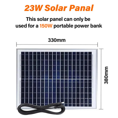 Station d'Énergie Solaire Portable 150W - vue 11
