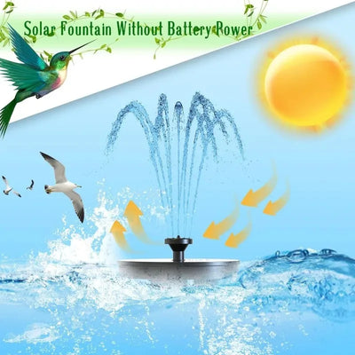 Fontaine Solaire Extérieure pour Étang et Bassin à Poissons