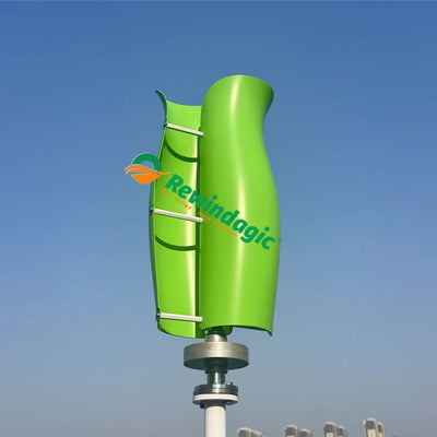 Éolienne Verticale 5000W à 10 kW MPPT Hybride et Onduleur