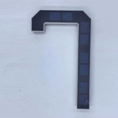 Numéro de Maison Solaire LED Rétroéclairé 12 cm Étanche