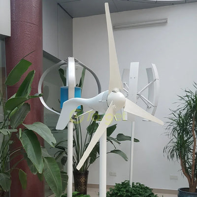 Éolienne 2kW à 6kW 3 ou 5 Pales 12V 24V 48V MPPT Hybride