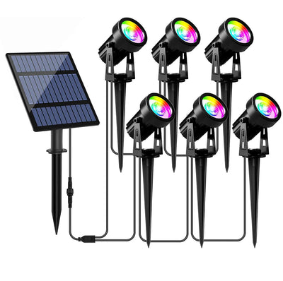 Projecteur Solaire RGB Étanche IP65 Paysage