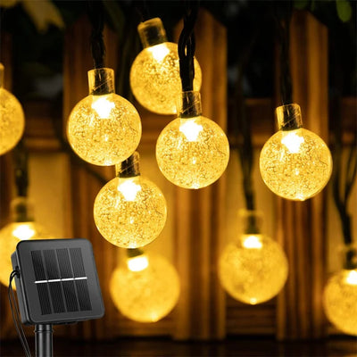 Guirlande Solaire Extérieur 200 LED à Clip Dégradée Étanche