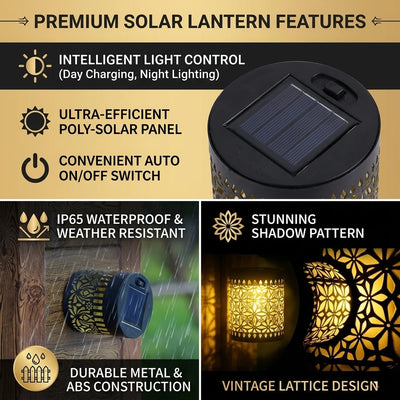 Lampe Murale Solaire Projecteur Étanche Jardin Terrasse Allée