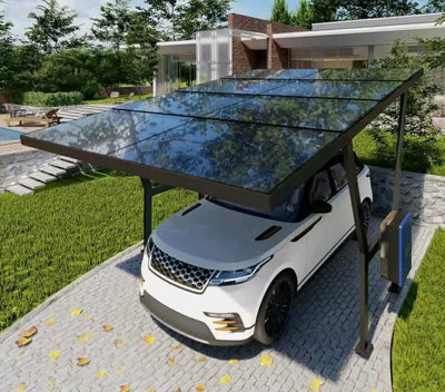 Carport Solaire sur Mesure pour Recharge de Voiture Électrique