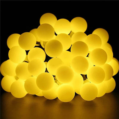 Guirlande Solaire Extérieur Motif Floral LED Étanche Jardin