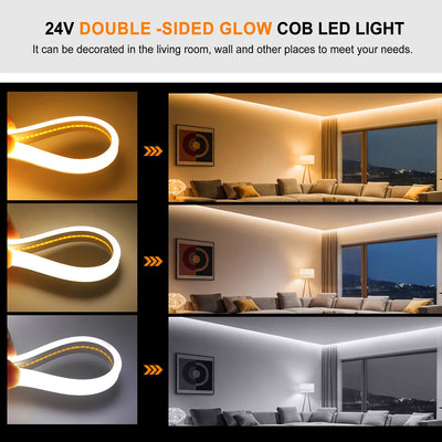 Néon LED Solaire Flexible IP68 Extérieur 8 Modes 320 Diodes