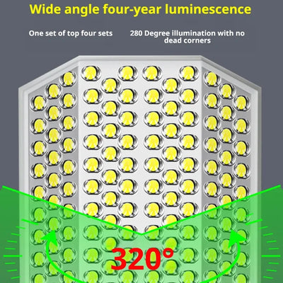 Lampadaire Solaire LED Puissant Étanche Parking Route