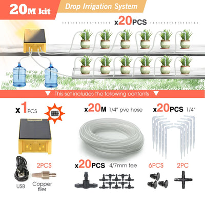 Système d'Irrigation Solaire Automatique Double Pompe