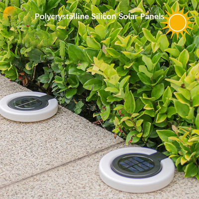 Spot solaire encastrable blanc chaud décoratif