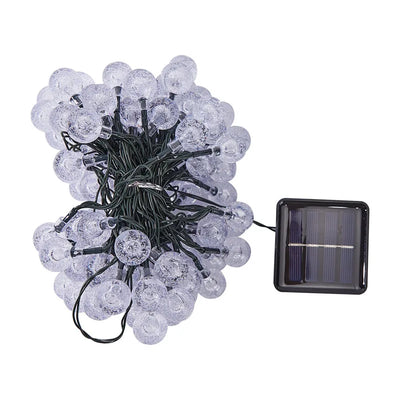 Guirlande Solaire Boules à Bulles Étanche Noël et Terrasse