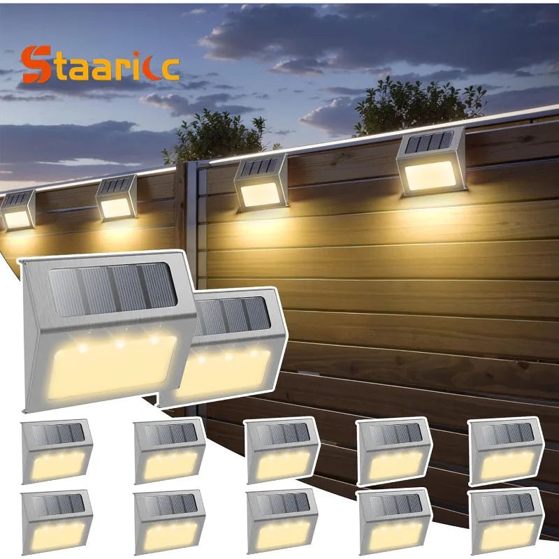 Lampe Solaire STAARIC Garde-Corps Escalier Acier Inox