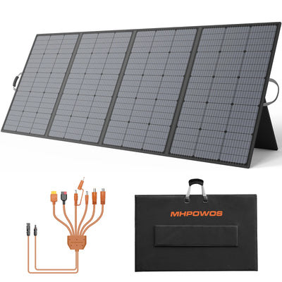 Panneau Solaire Portable Pliable Étanche Camping Camping-Car