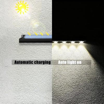 Applique Murale Solaire Extérieur Sans Fil 4 ou 8 LED