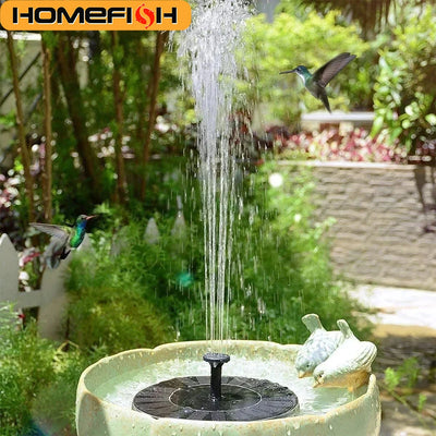 Mini Fontaine Solaire 13 ou 16 cm pour Bassin Extérieur