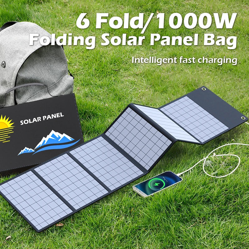 Panneau Solaire Pliable 1000W Camping 12V