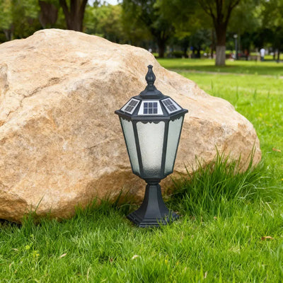Lampadaire Solaire de Jardin Style Antique